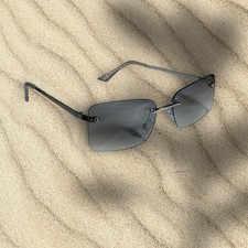 Vintage Herren Sonnenbrille Braun/Beige Retro...