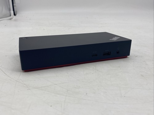 Station d'accueil universelle Lenovo ThinkPad USB-C 40AY LDA-KP - Photo 2/7
