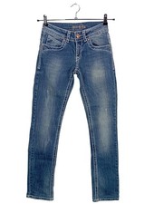 COLAC Slim Jeans Damen Jeans Gr. DE 32 blau Casual-Look