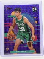 2025 Topps Finest Hugo Gonzales Purple Geometric Uncommon Rookie 48/75 #117
