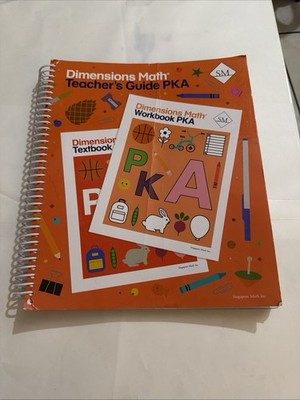 Singapore Math -  Dimensions Math Teachers Guide PKA- Spiral Paperback 