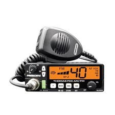 President Thomas FCC AM/FM CB Radio   40 Channel, VOX Hands-Free, USB Port