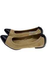 CHANEL Flat Ballet Pumps G26117 EU35 US4.5 Cream