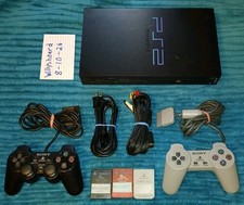 SONY Playstation 2 PS2 Fat Console SCPH-30001 Controllers Memory Cards