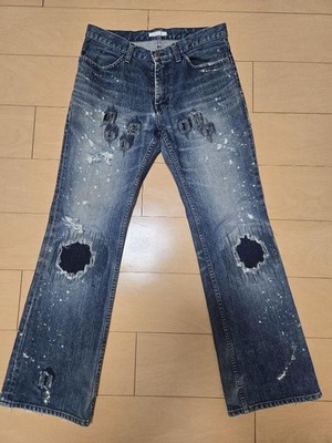 Number Nine Men M Number N Ine 01Aw Grunge Denim Limited Edition