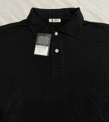 Buck Mason Polo Shirt Mens Sz M Japanese De-luxe Cotton Linen Short Sleeve NWT