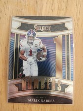 2025 Panini Select - Numbers Malik Nabers #25