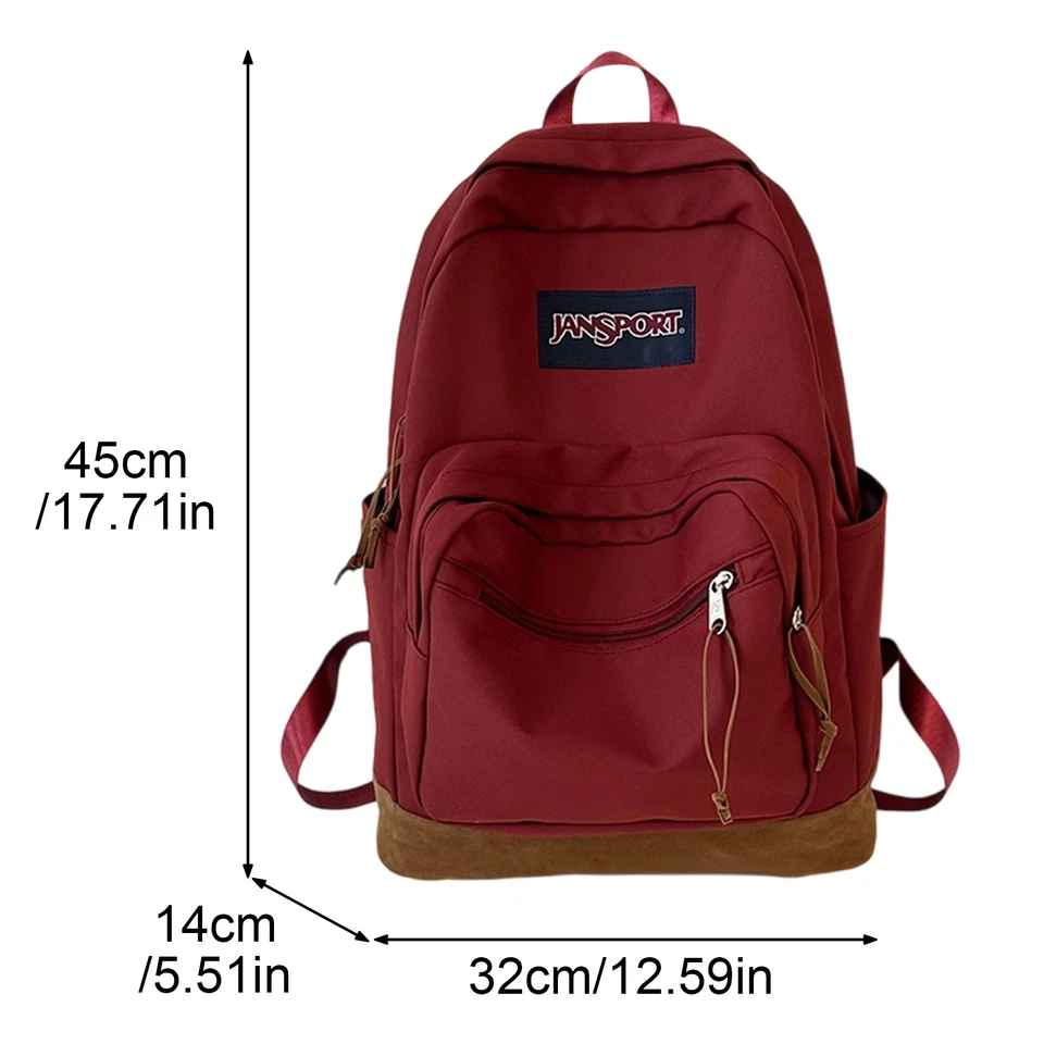 Jansport 右包麂皮绒背包书包笔记本电脑 — 第 2/4 张图片