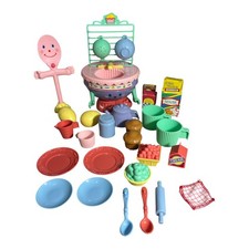 Cherry Merry Muffin Mix n Wash Playset Vintage 1988 Sink and Accessories Mattel