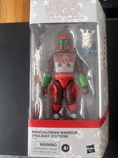 2022 Star Wars The Black Series MANDALORIAN WARRIOR Holiday Edition 6  NEW