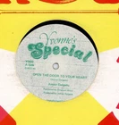 " OPEN THE DOOR TO YOUR HEART." junior delgado. YVONNE'S SPECIAL 12in 1980.