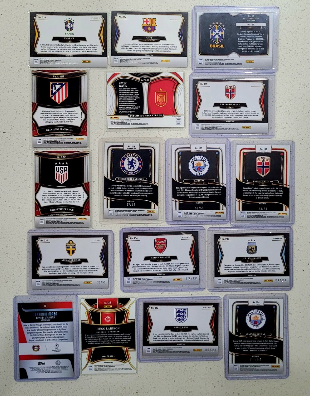 Topps, Select FIFA 17x Lot - Endrick, Vini, Haaland +, Prizms , Autos, #'d ++++ view 8