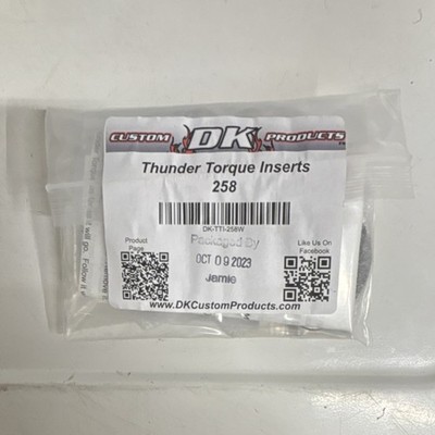 Thunder Torque Inserts - Fits 3'' Diameter & Larger - Set DK-TTI-258W. 2 inserts