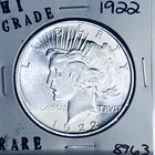 1922 P PEACE SILVER DOLLAR HI GRADE GENUINE U.S. MINT RARE COIN 8963