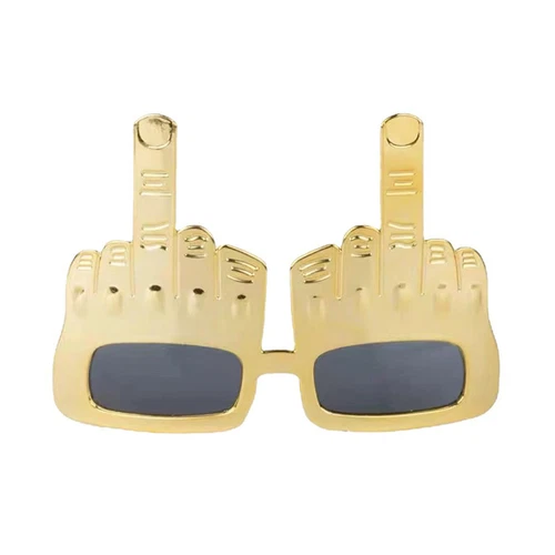 Creative Vertical Middle Finger Party Glasses Decoration Props Funny Sunglass vi - Picture 11 of 11