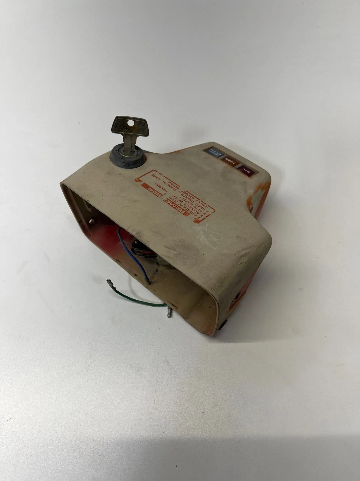 82 Honda Urban Express 50 NU50 OEM Key Switch Ignition Headlight Bucket READ