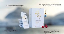 Zinzino Collagen Boozt Vitamin C Biotin and Zinc Marine Collagen for Skin Beauty