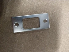 Deadbolt Strike Plate Door Backplate  Satin Nickel  box of 50!!