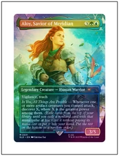 1x Aloy, Savior of Meridian, Foil, Horizon Zero Dawn Secret Lair, Magic MTG NM