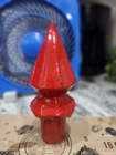 Vintage Old Oil Gas Service Station Cast Iron Sign Pole Finial Topper Parts USA
