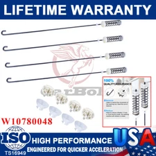 W10780048 Suspension Rod W10400895 Suspension Spring for Whirlpool Washer 4Packs