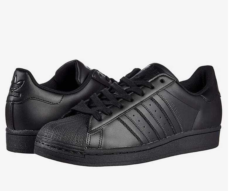 Adidas Originals Superstar All Black Mens Size 11 Sneaker EG4957