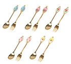Royal Albert 100 Years Refresh Teaspoon&Fork 10 SET (1950-1990)