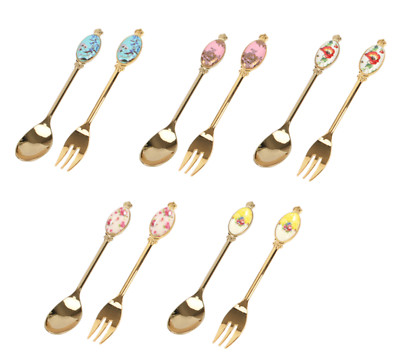Royal Albert 100 Years Refresh Teaspoon&Fork 10 SET (1950-1990)