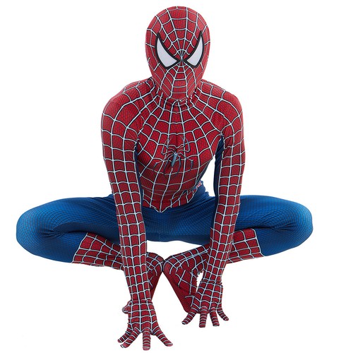 Raimi Toby Spiderman Jumpsuit Bodysuit Cosplay Costume Suit Halloween Adult Kids - Picture 2 of 23