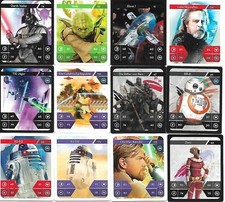 # 12 Kaufland "Star Wars" Trading Cards (3)