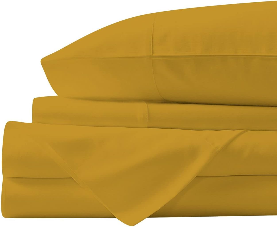 Luxury Waterbed Sheets Queen Size 1000 Thread Count 100 Cotton 4 Peice