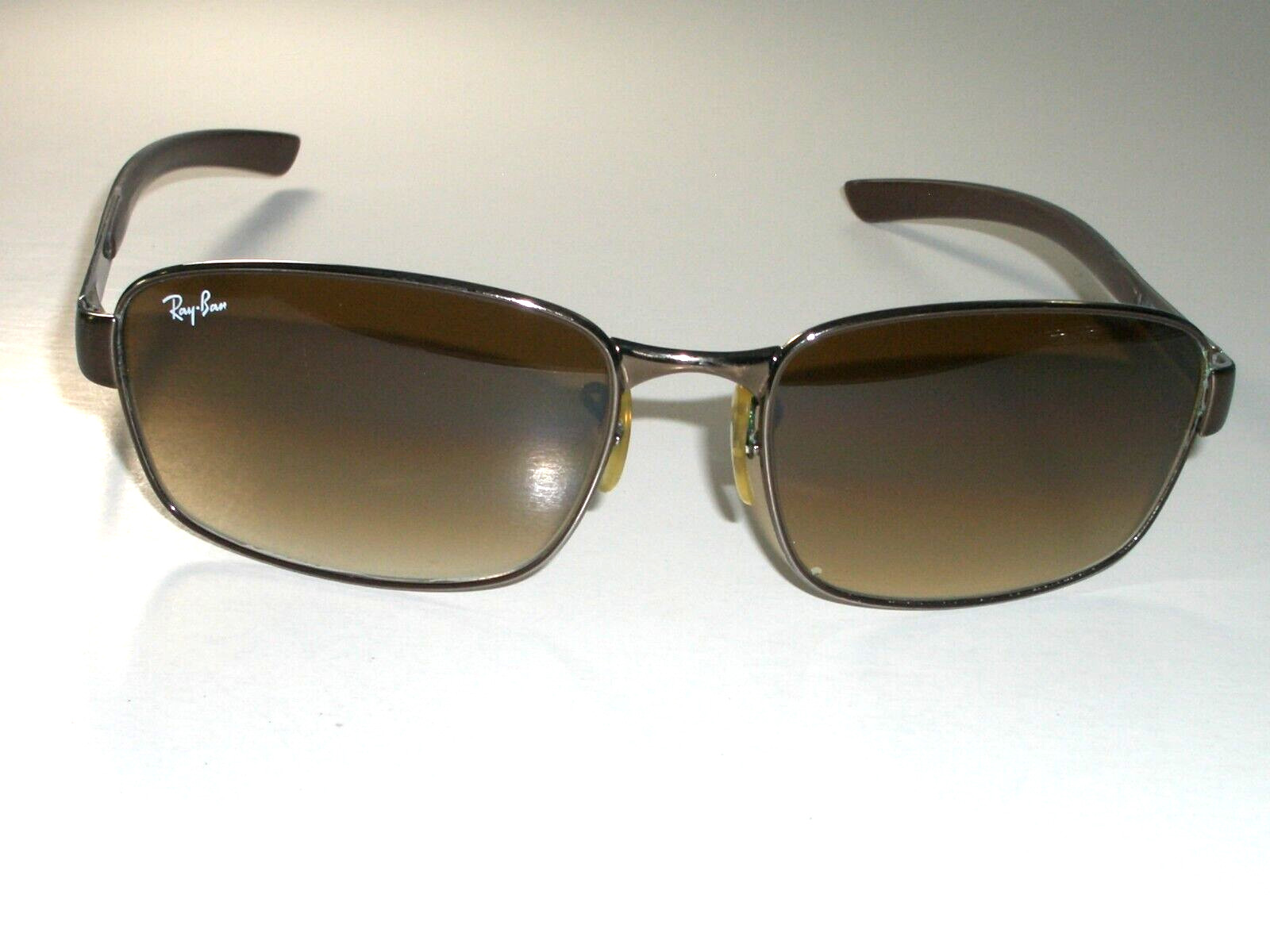 RAY BAN RB3413 59[]18 GRADIENT BROWNISH UV LENS GUNMETAL RECTANGULAR SUNGLASSES image 2