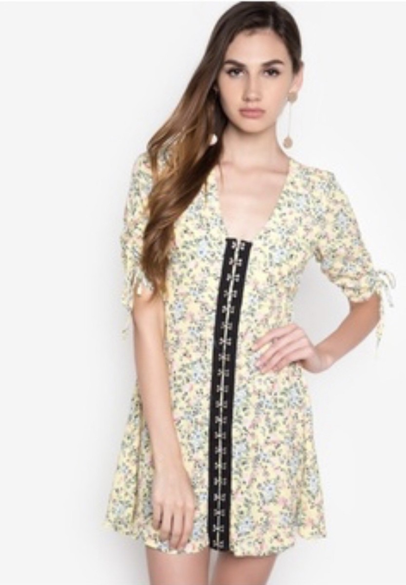 Robe De Soirée Topshop à Imprimé Floral - Taille 10 UK (6 US) - Neuf Avec Étiquettes - Valeur 68$