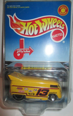 MATTEL 1998 HOT WHEELS JIFFY LUBE VW RACING BUS #20961 MATTEL 1998 HOT WHEELS JIFFY LUBE VW RACING BUS #20961