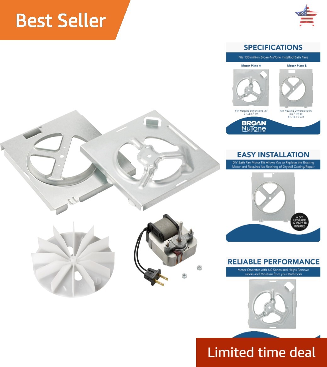 exhaust fan motor replacement tools layout