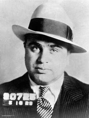 Al Capone Mug Shot Poster - 24'' x 32''