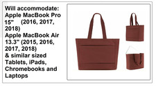 Incase City Market Tote for Macbook Pro Air Laptops up to 15" Deep Red