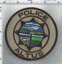 Altus Police (Oklahoma) 4th Issue Uniform Take-Off Shoulder Patch