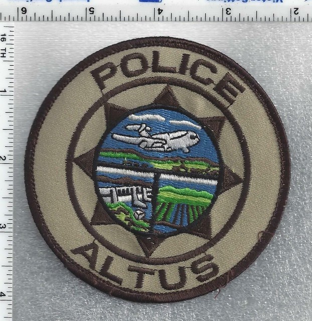 Altus Police (Oklahoma) 4th Issue Uniform TakeOff Shoulder Patch eBay