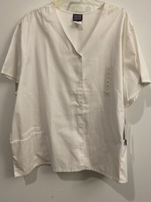NEW Cherokee Originals Scrub Top Shirt WHITE Size 4XL NWT NOS