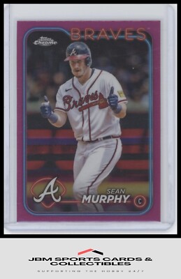 2024 Topps Chrome #255 Sean Murphy Pink Refractors