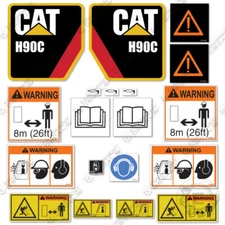 Fits Caterpillar H90C Decal Kit Hammer - 7 YEAR OUTDOOR 3M VINYL!