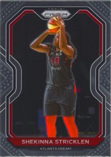 Shekinna Stricklen 2021 Prizm WNBA Basketball Chrome Base Card #35 Atlanta Dream
