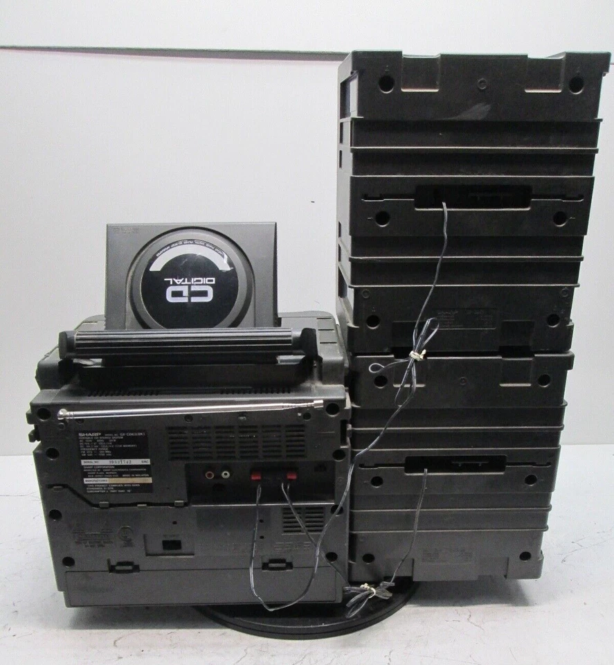 Sharp GX-CD63(BK) - For Parts/Repair - Bad CD Player - Image 3 of 4