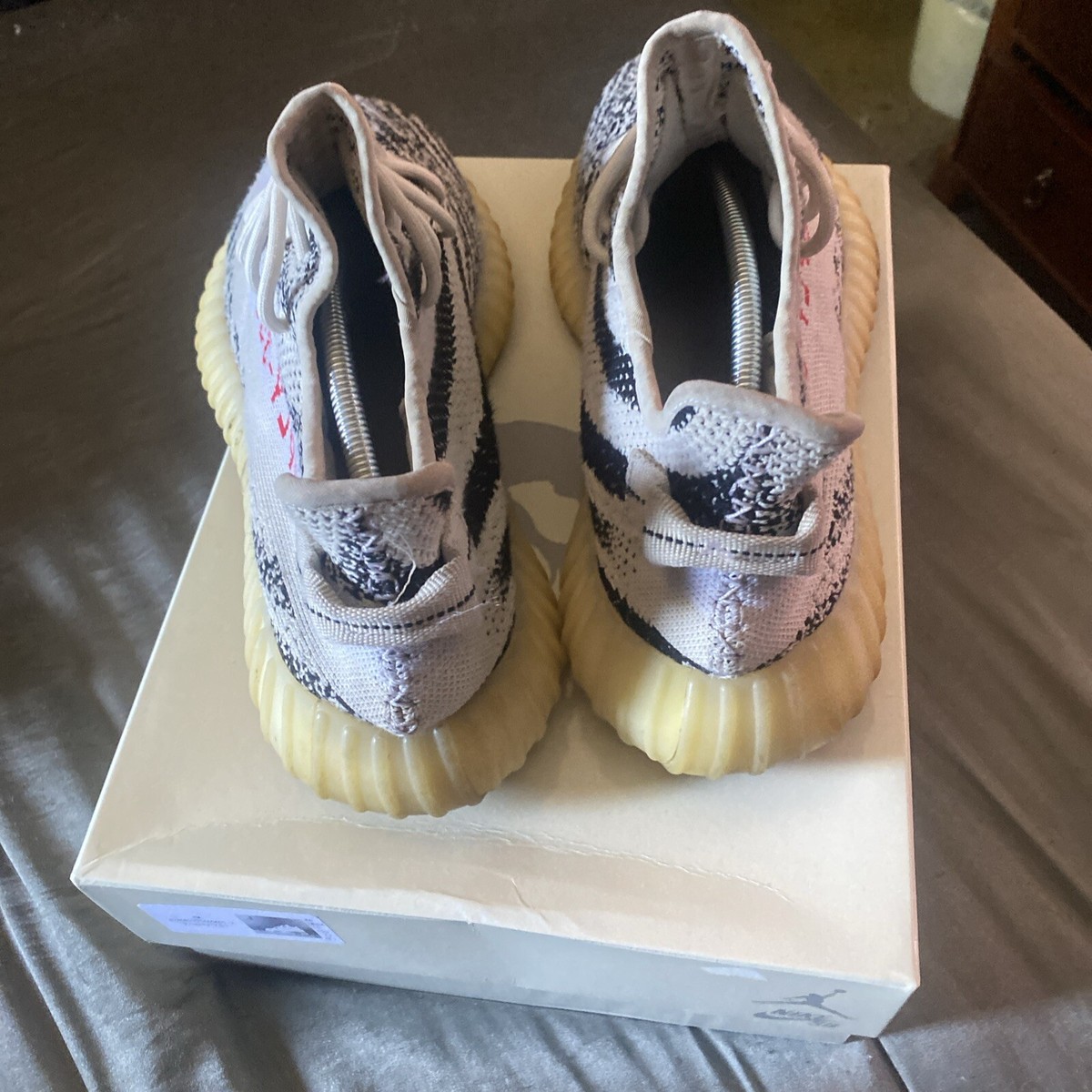 Size 12 - adidas Yeezy Boost 350 V2 Low Zebra 889773948234| eBay