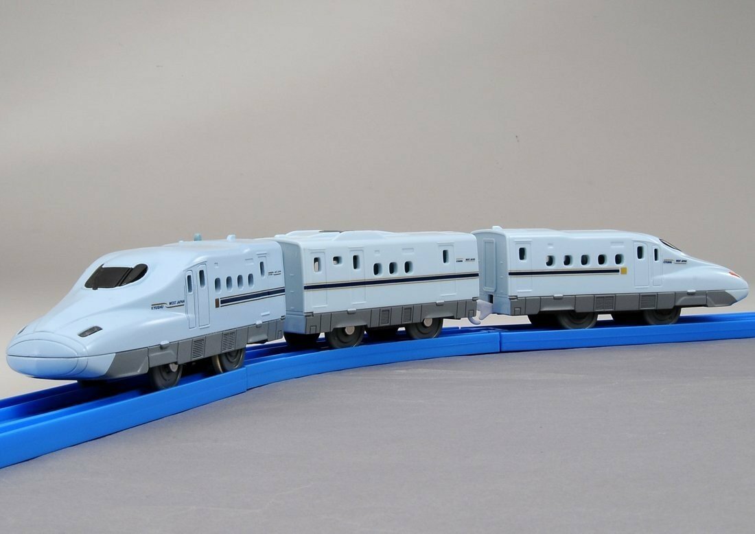 Takara Tomy Plarail Toy Train S-04 N700 Mizubo & Sakura with
