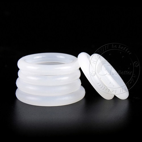 Sellos de silicona transparente juntas tóricas grado alimenticio 2 mm sección transversal 5 mm-90 mm OD - Imagen 13 de 15