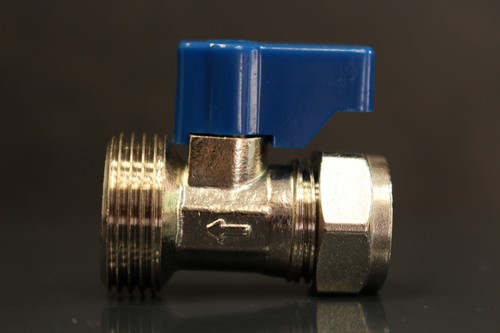 WASHING MACHINE / DISHWASHER STRAIGHT VALVE TYPE TAP 15MM X 3/4" - Picture 2 of 4