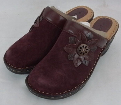 Softspots Lara Bordeaux Red/Black 8 Wide US NIB
