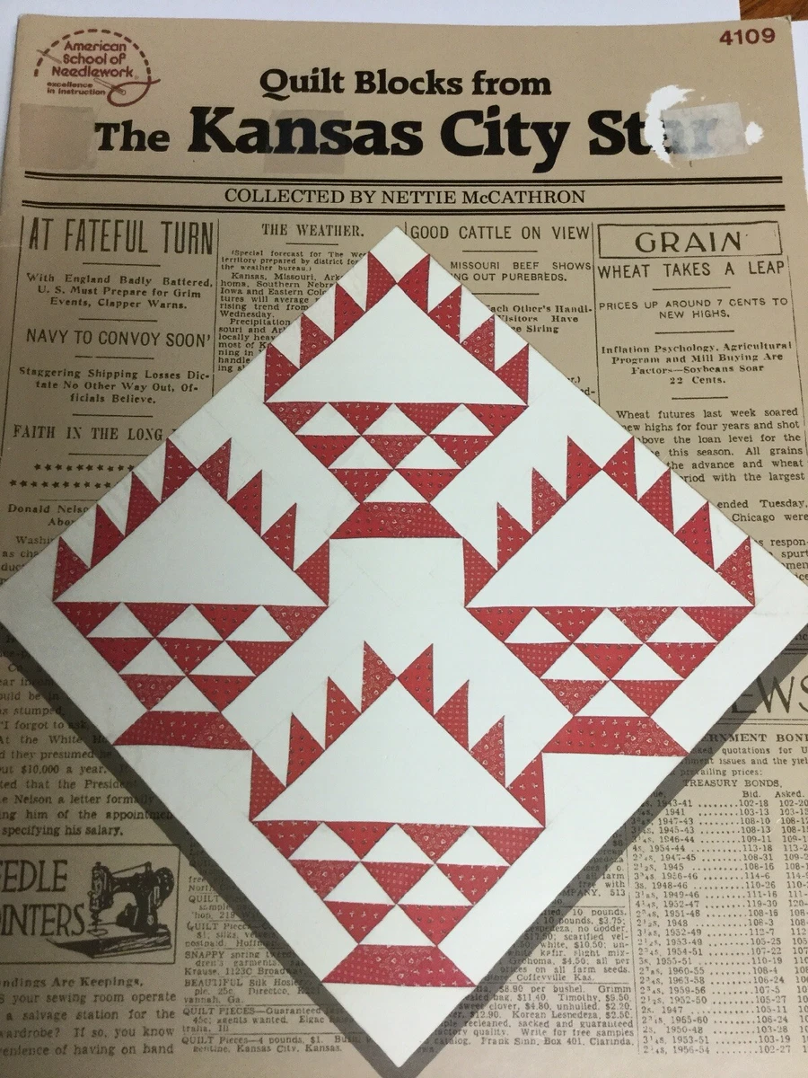 Quilt Blocks from The Kansas City Star (American School of Needlework #4109)